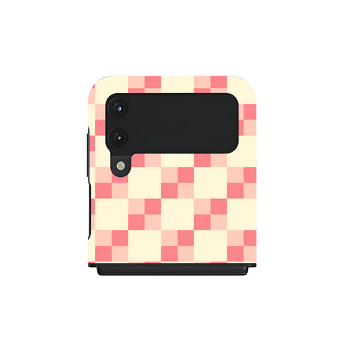 Blush Grid - Samsung Galaxy Z Flip 4 Case
