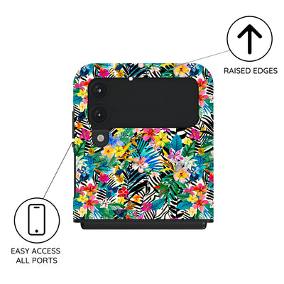 Jungle Bloom - Samsung Galaxy Z Flip 4 Case
