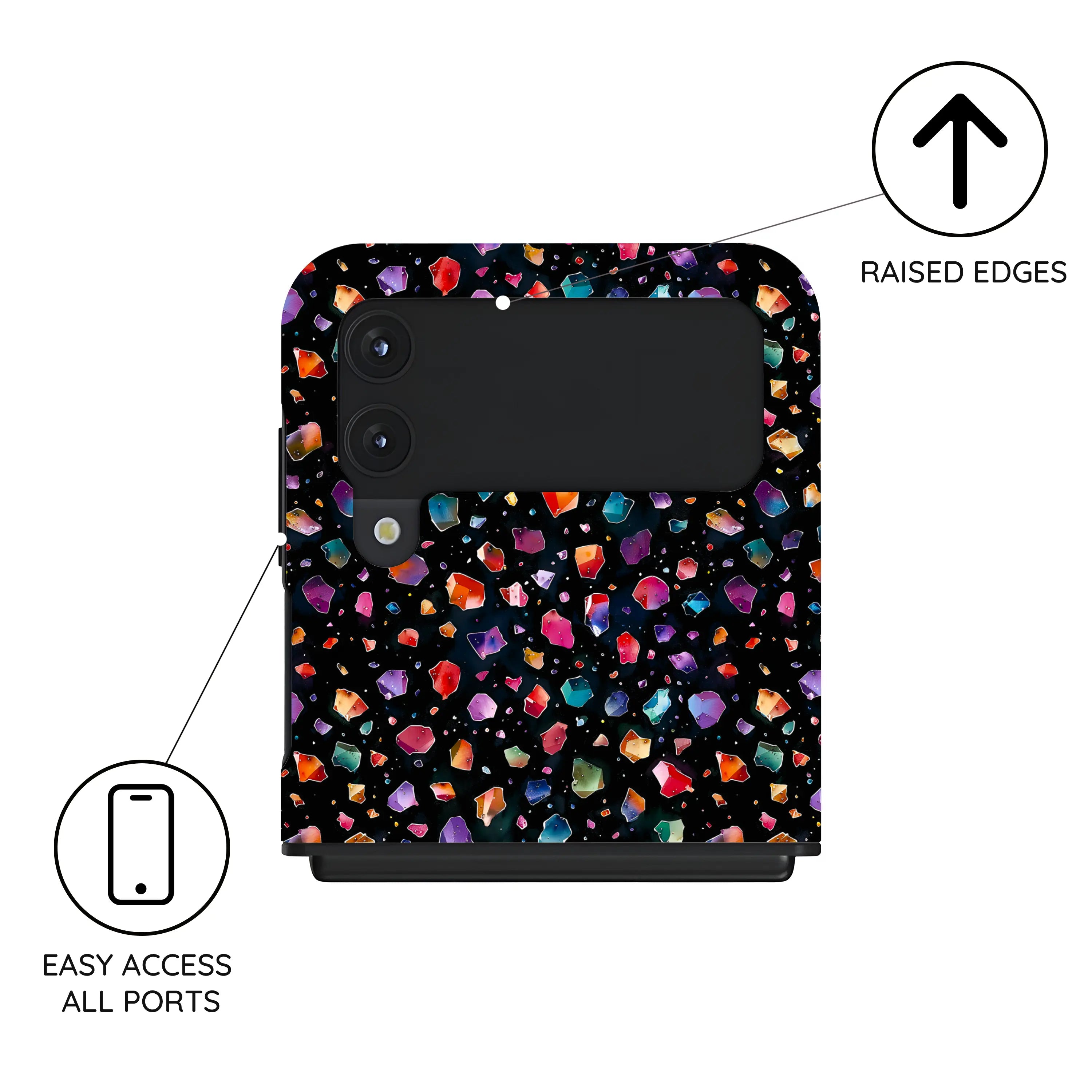 Spectrum Storm - Samsung Galaxy Z Flip 4 Case