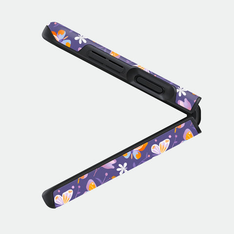 Violet Flutter - Samsung Galaxy Z Flip 4 Case