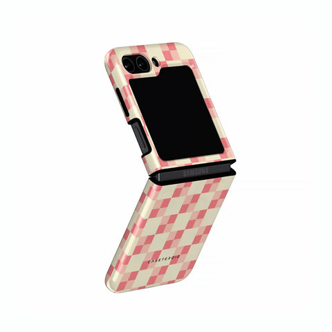Blush Grid - Samsung Galaxy Z Flip 5 Case