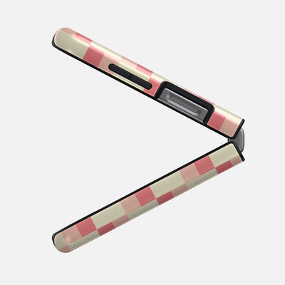 Blush Grid - Samsung Galaxy Z Flip 6 Case