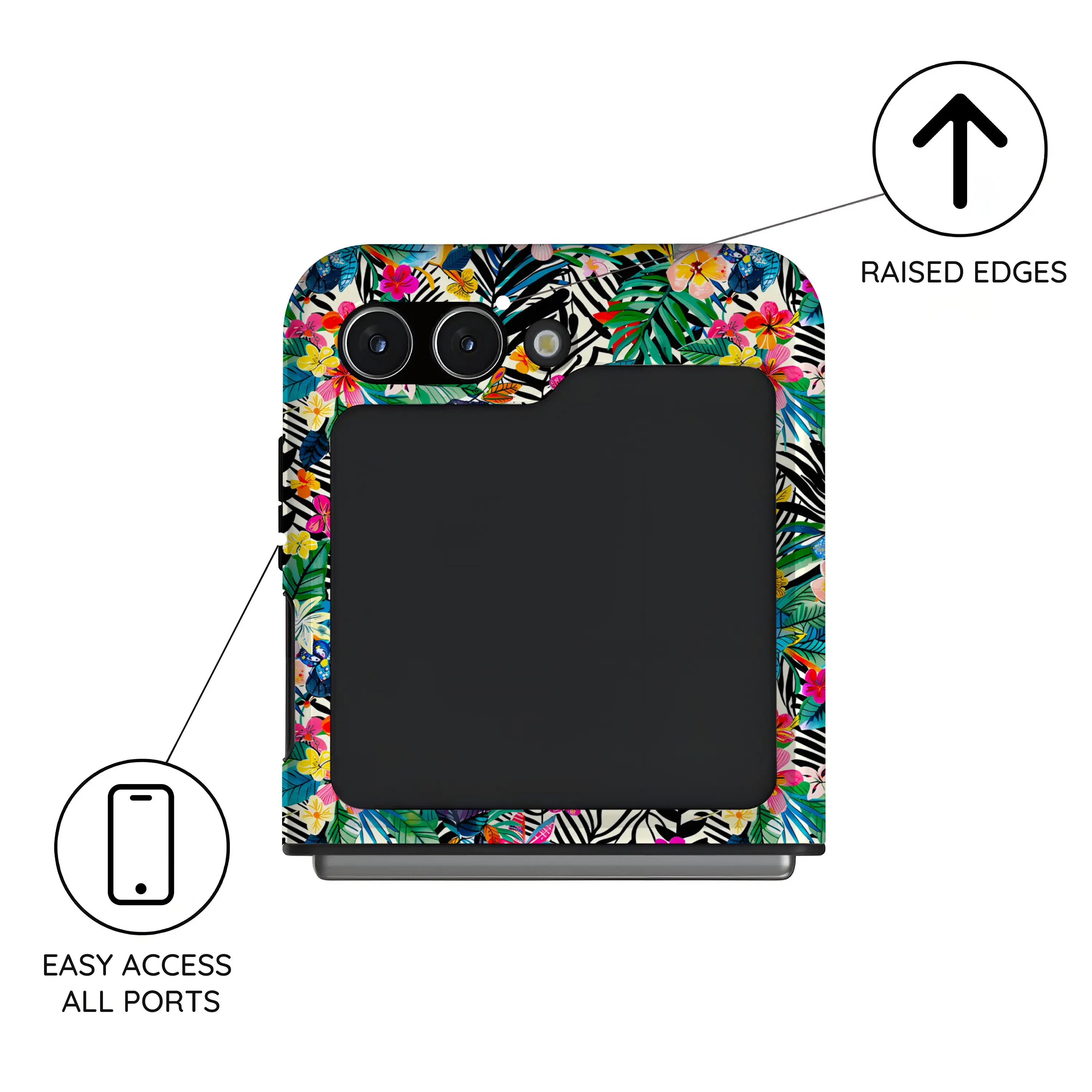 Jungle Bloom - Samsung Galaxy Z Flip 5 Case