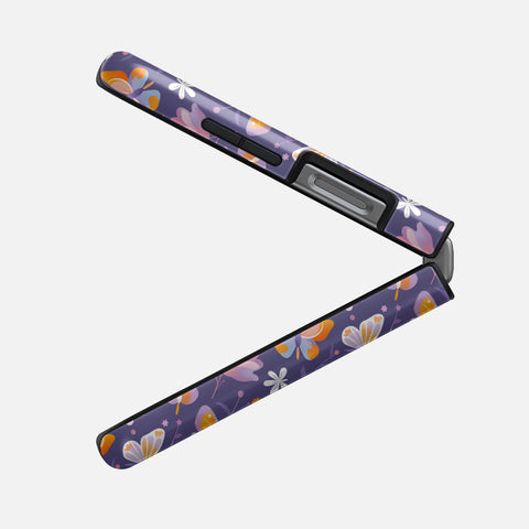 Violet Flutter - Samsung Galaxy Z Flip 5 Case