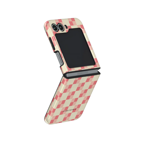 Blush Grid - Samsung Galaxy Z Flip 6 Case