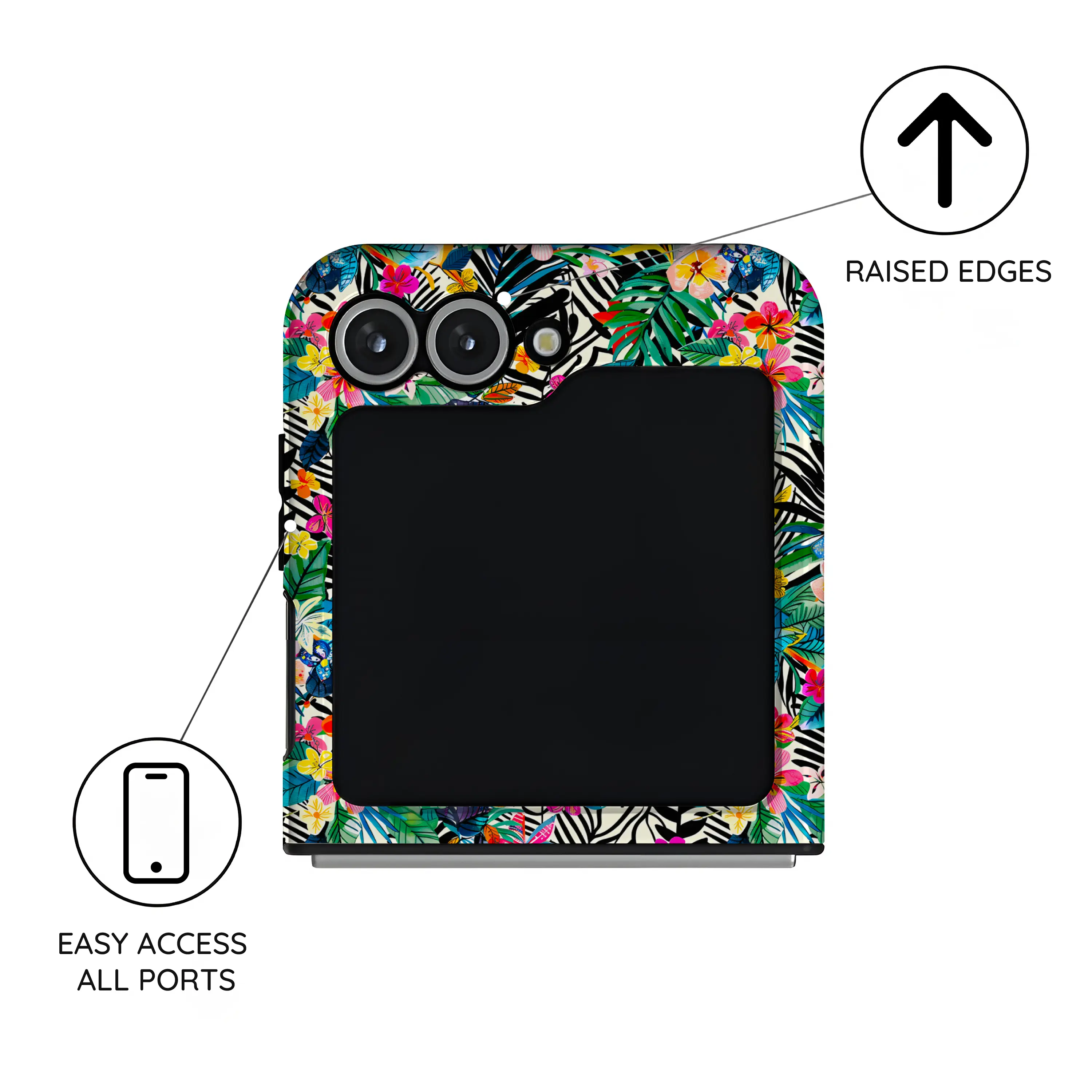 Jungle Bloom - Samsung Galaxy Z Flip 6 Case