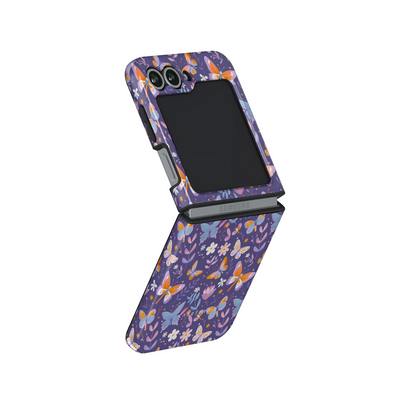 Violet Flutter - Samsung Galaxy Z Flip 6 Case