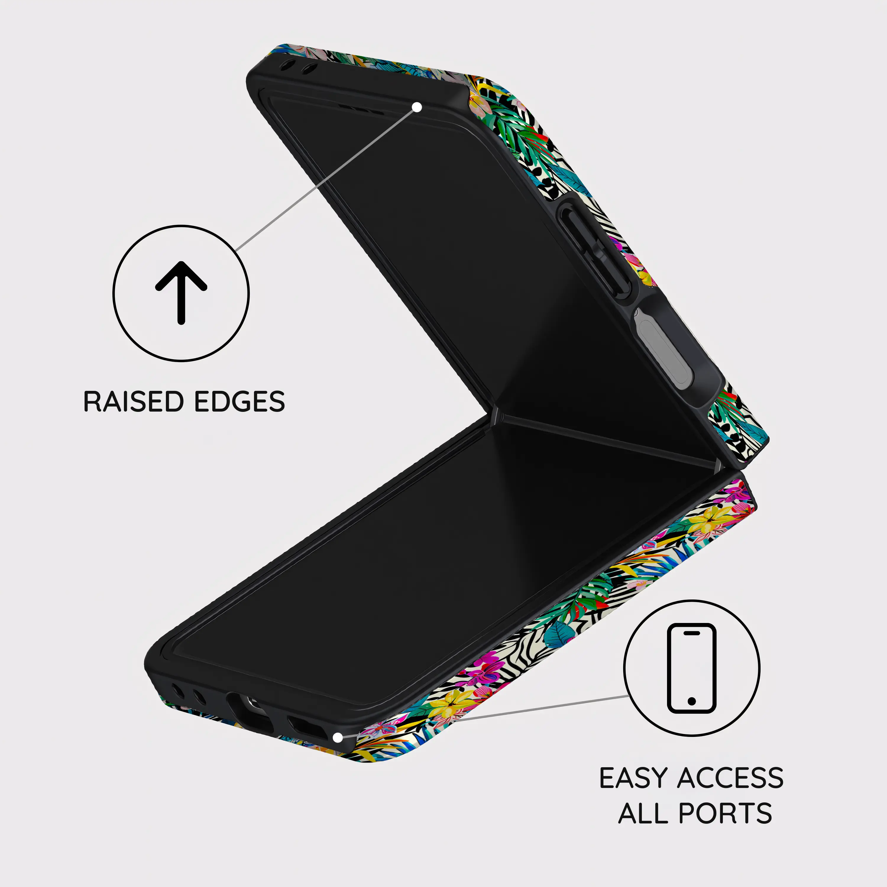 Jungle Bloom - Samsung Galaxy Z Flip 7 Case