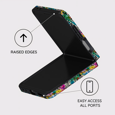 Jungle Bloom - Samsung Galaxy Z Flip 7 Case