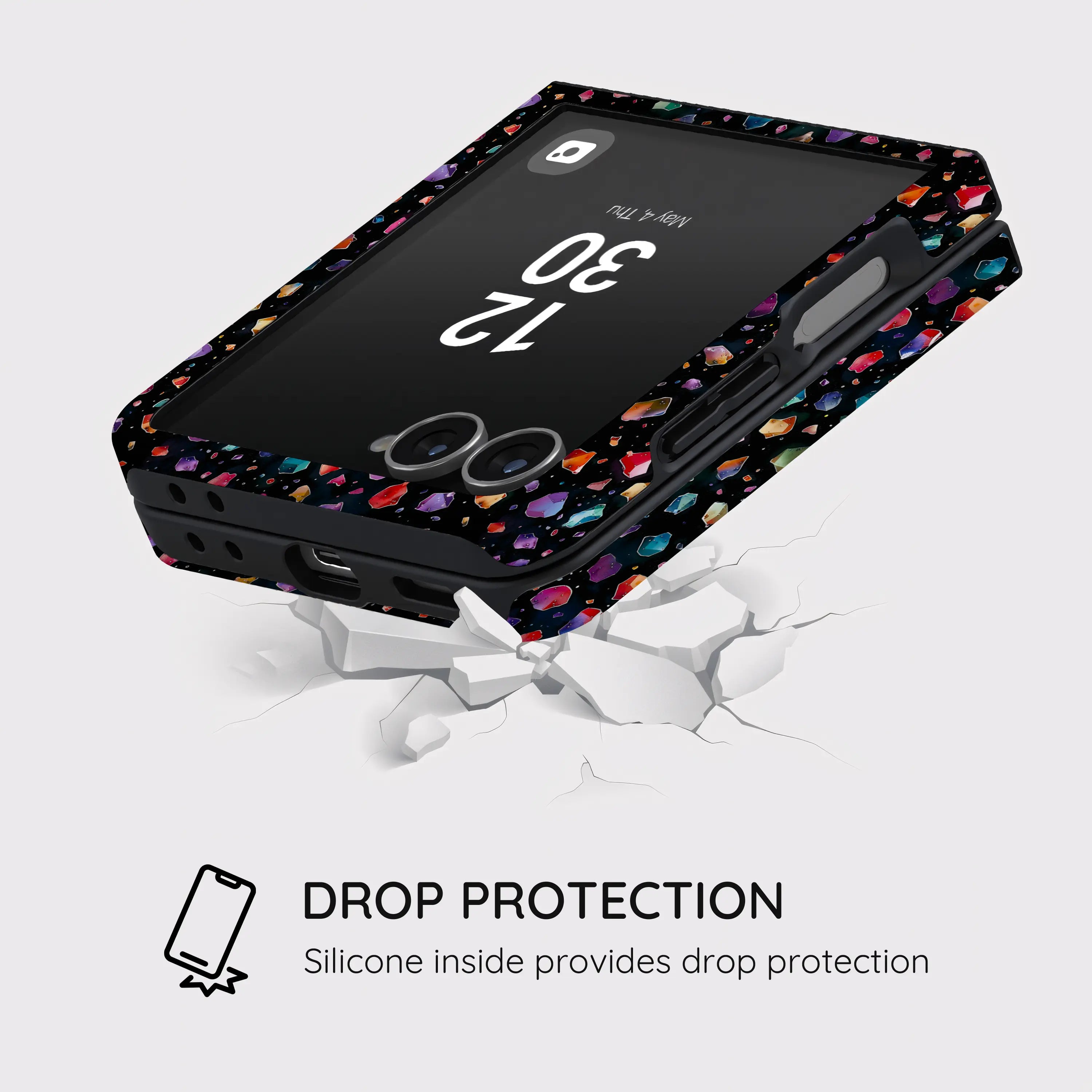 Spectrum Storm - Samsung Galaxy Z Flip 7 Case