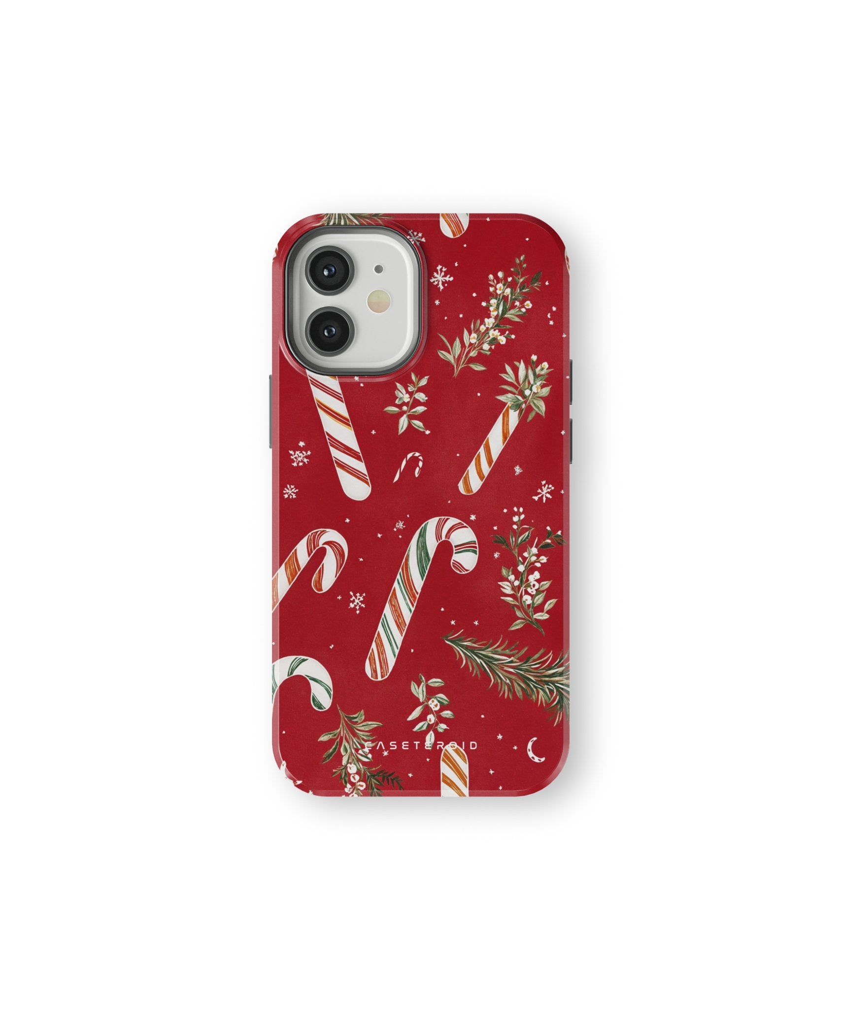 Candy Cane Cheer MagSafe Tough Case for iPhone 12 Mini - CASETEROID