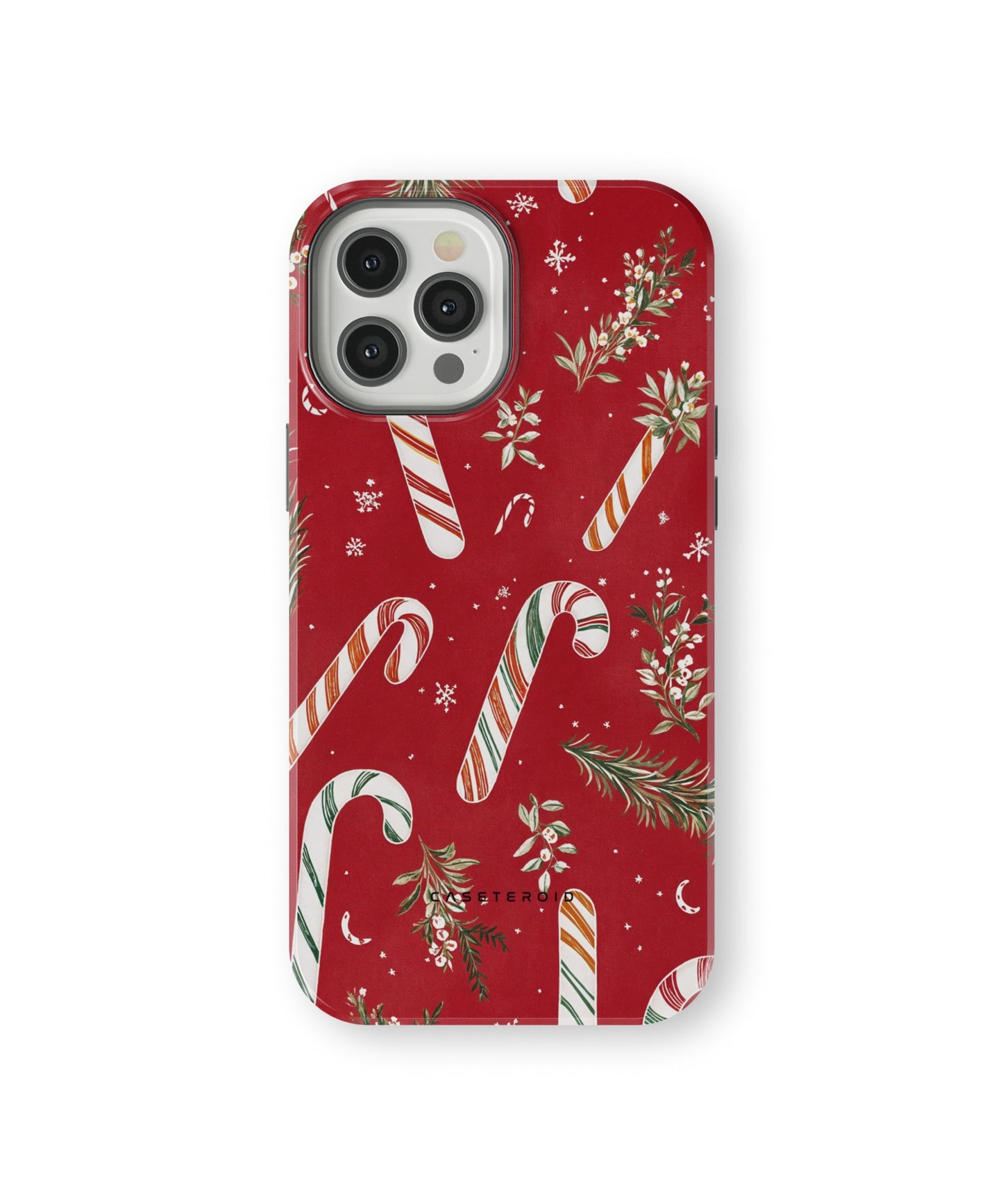 Candy Cane Cheer MagSafe Tough Case for iPhone 12 Pro Max - CASETEROID