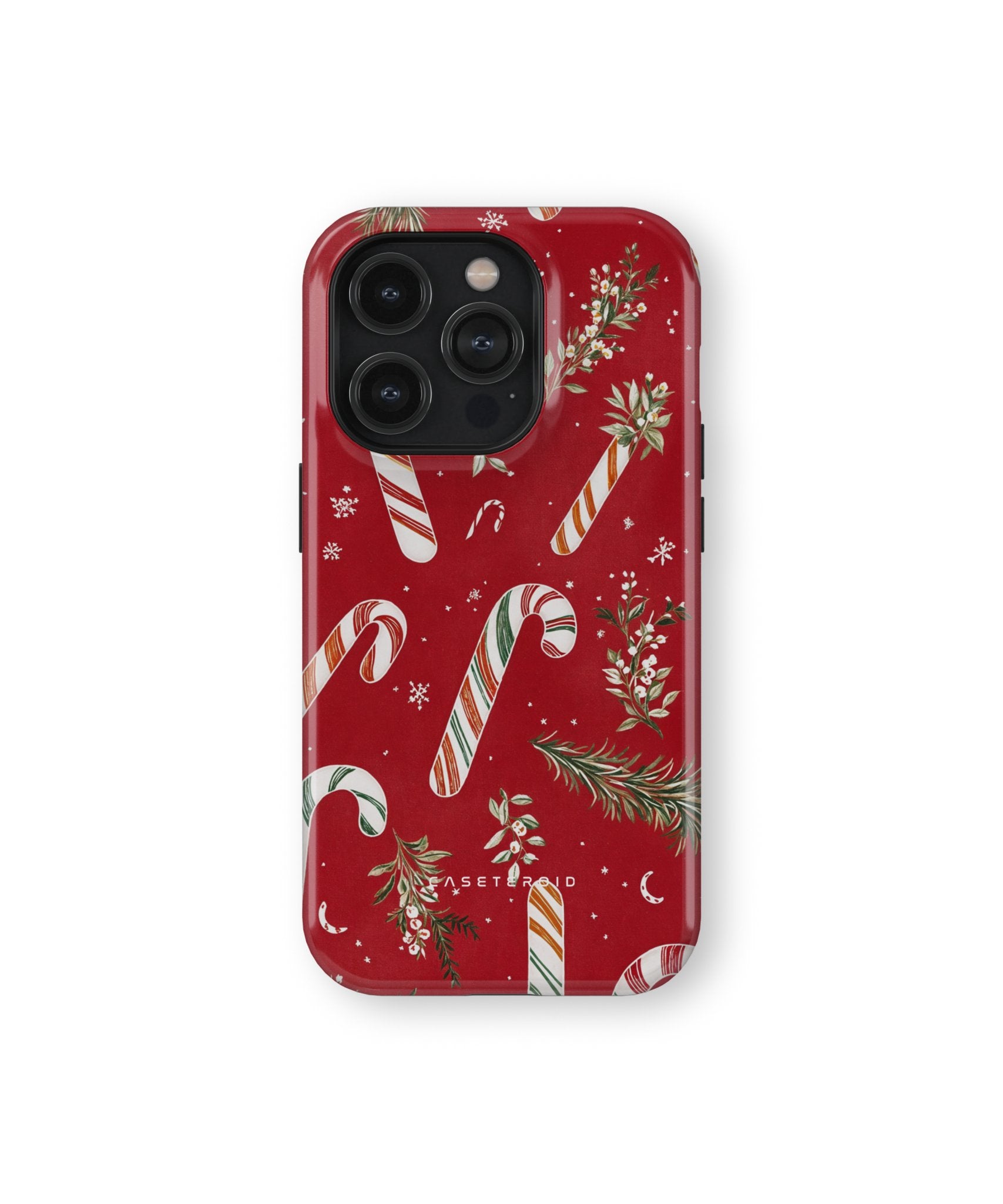 Candy Cane Cheer MagSafe Tough Case for iPhone 13 Pro - CASETEROID