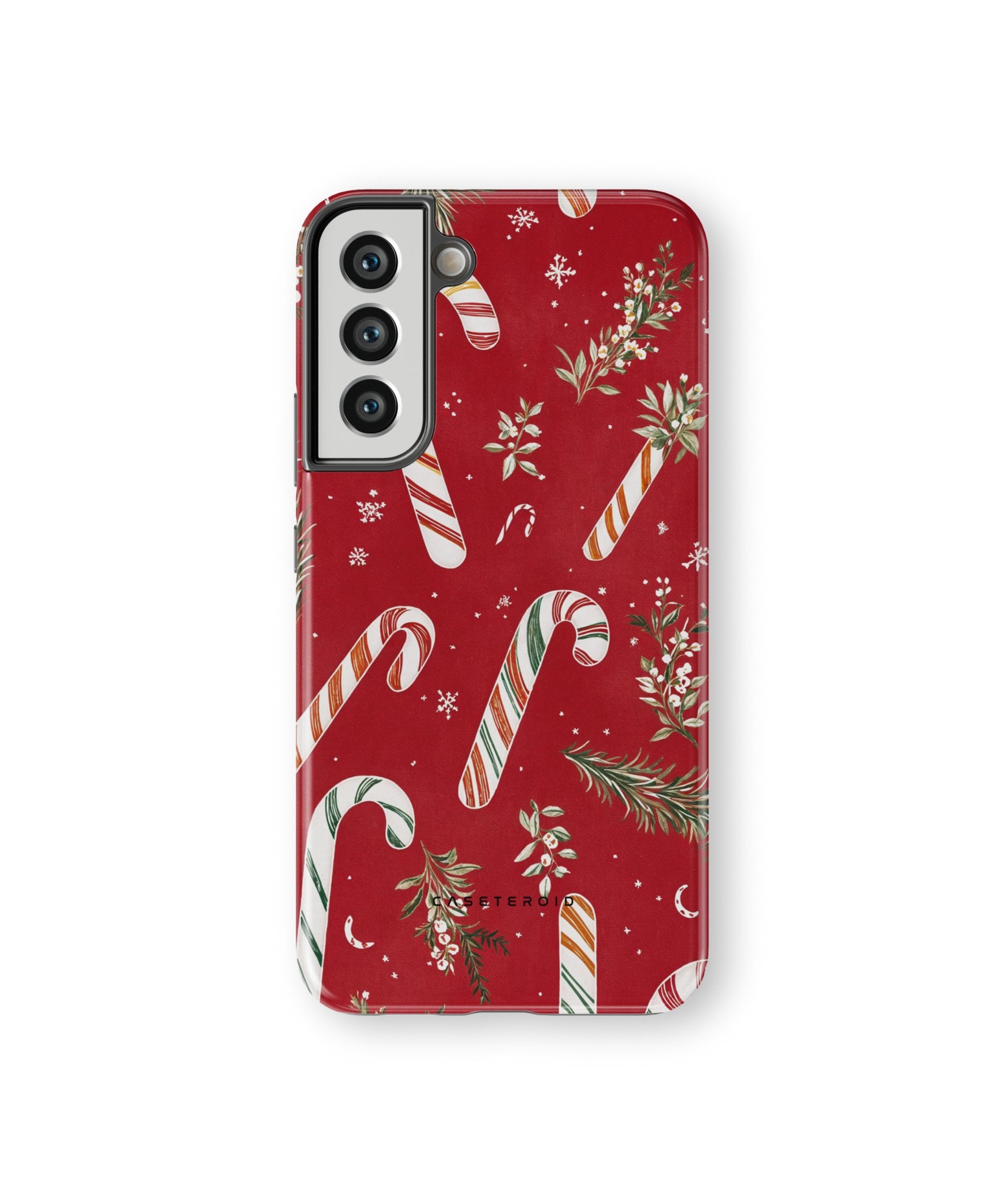 Candy Cane Cheer MagSafe Tough Case for Samsung Galaxy S22 Plus - CASETEROID