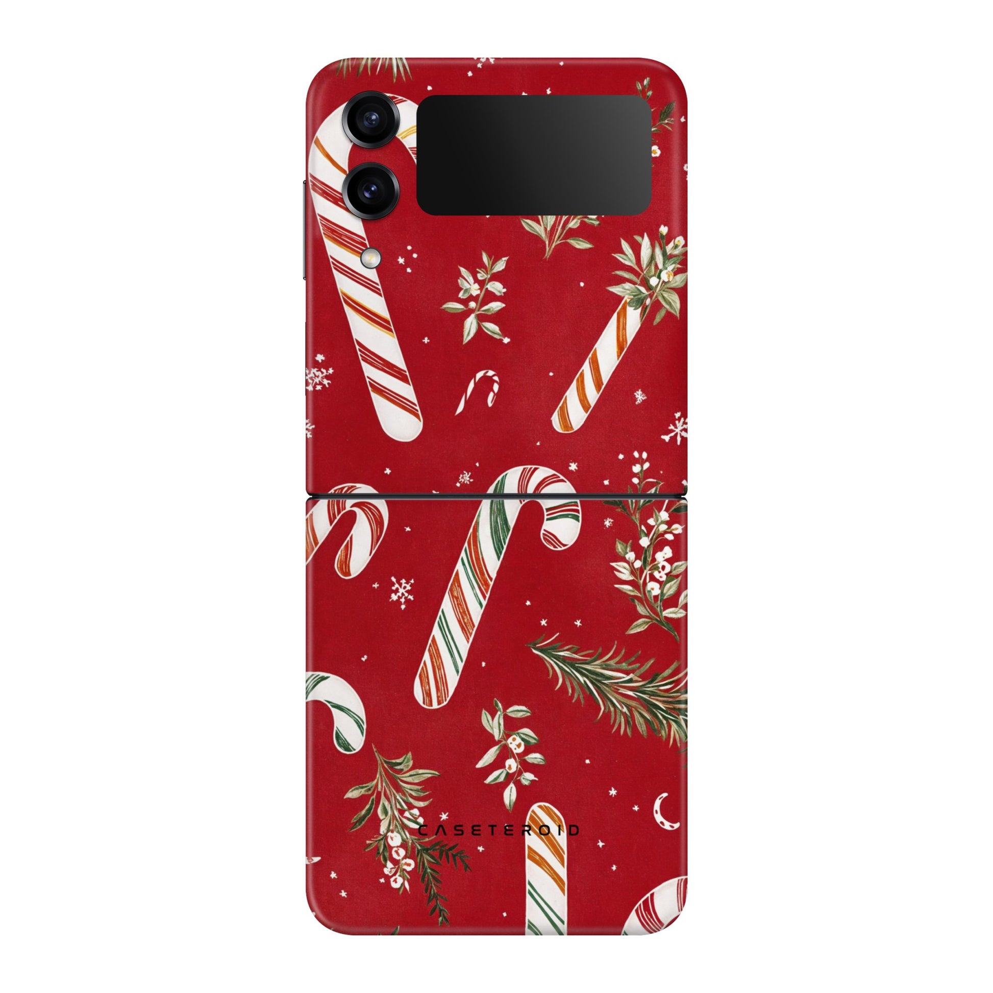 Candy Cane Cheer MagSafe Tough Case for Samsung Galaxy Z Flip 3 - CASETEROID