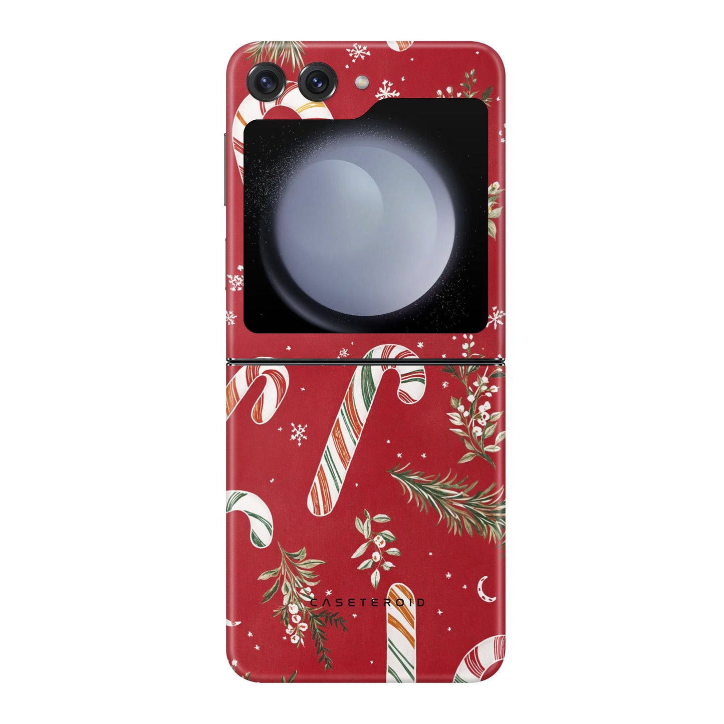 Candy Cane Cheer MagSafe Tough Case for Samsung Galaxy Z Flip 5 - CASETEROID