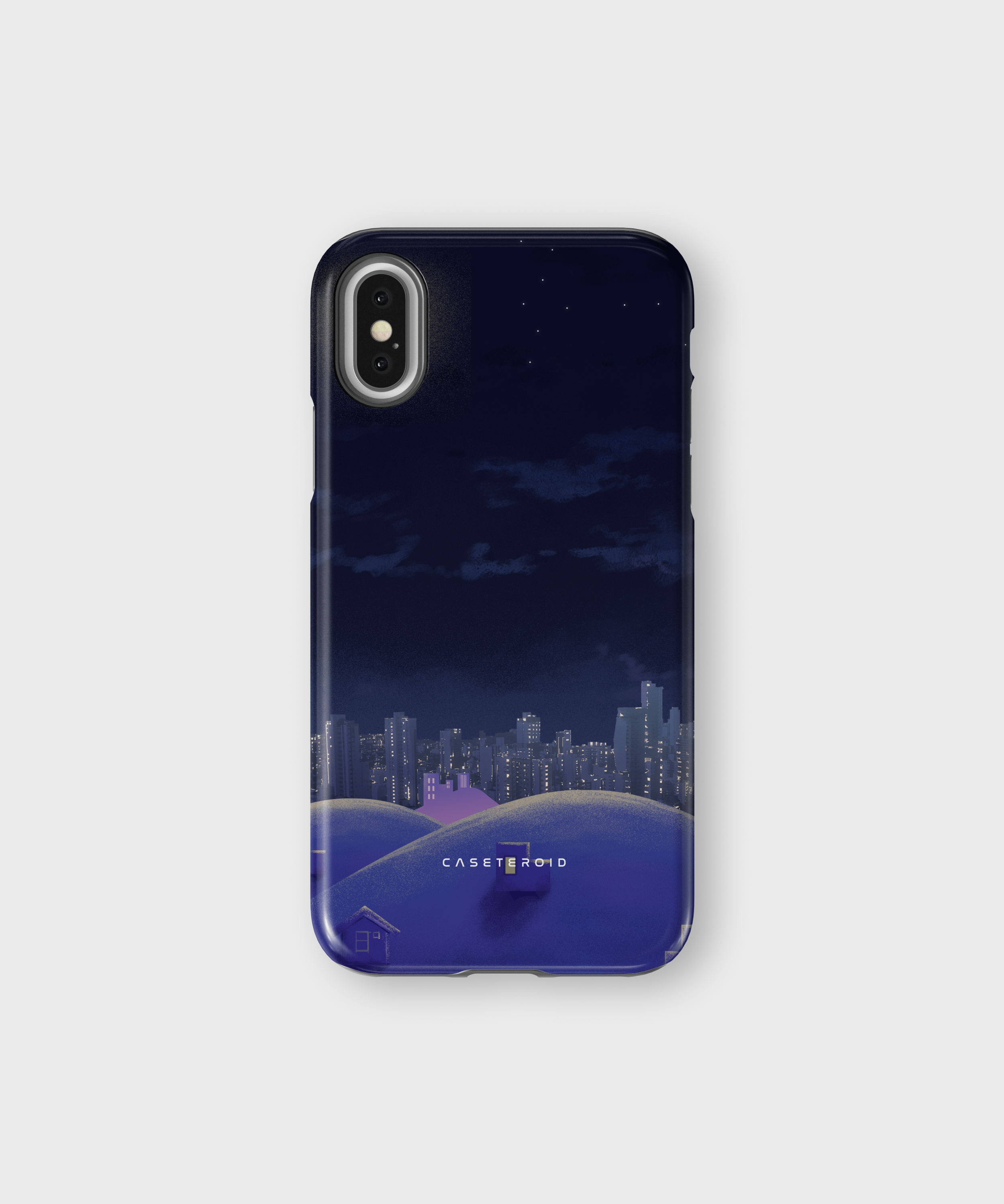 iPhone Tough Case - Sleepy City - CASETEROID