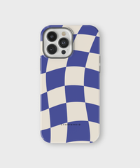 iPhone Tough Case with MagSafe - Azure Checkmate