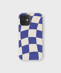 iPhone Tough Case with MagSafe - Azure Checkmate