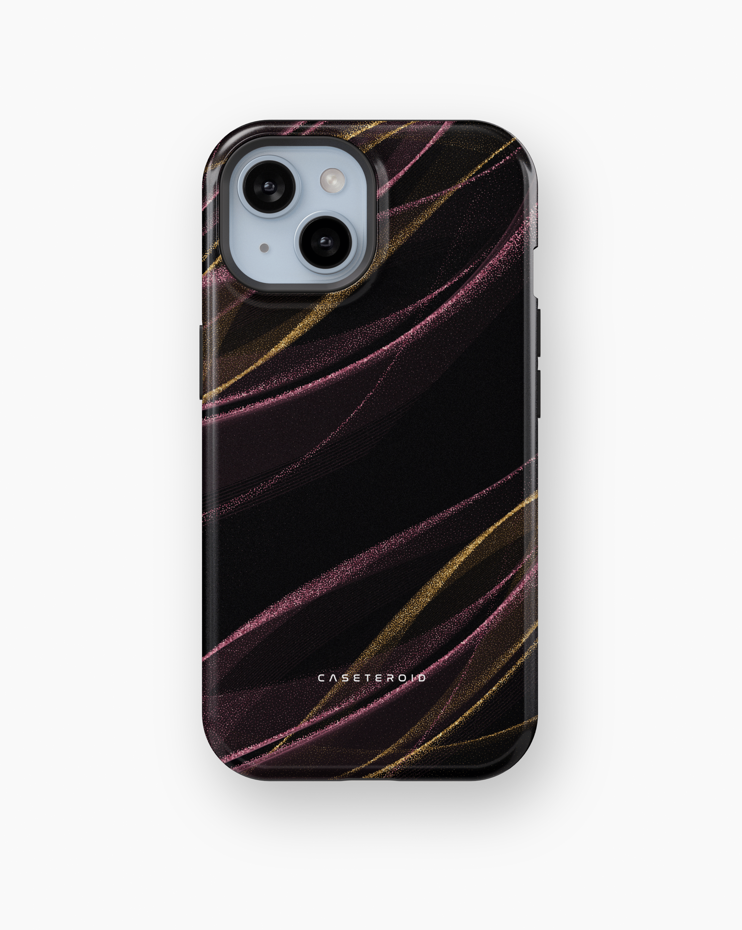 iPhone Tough Case with MagSafe - Burgundy Gilded Elegance - CASETEROID