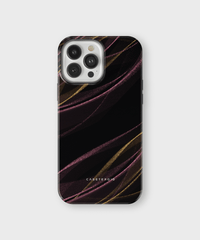 iPhone Tough Case with MagSafe - Burgundy Gilded Elegance - CASETEROID