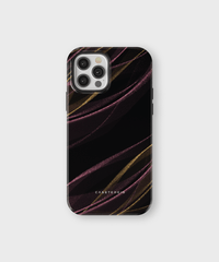 iPhone Tough Case with MagSafe - Burgundy Gilded Elegance - CASETEROID