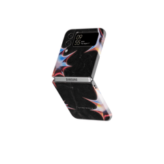 Samsung Galaxy Z Flip 3 Tough Case - Celestial Noir Galaxy - CASETEROID