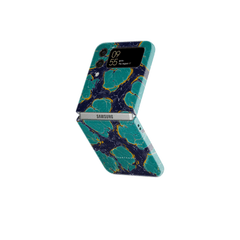 Samsung Galaxy Z Flip 4 Tough Case - Emerald Glowstones