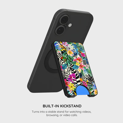 Jungle Bloom - Magnetic Wallet & Stand