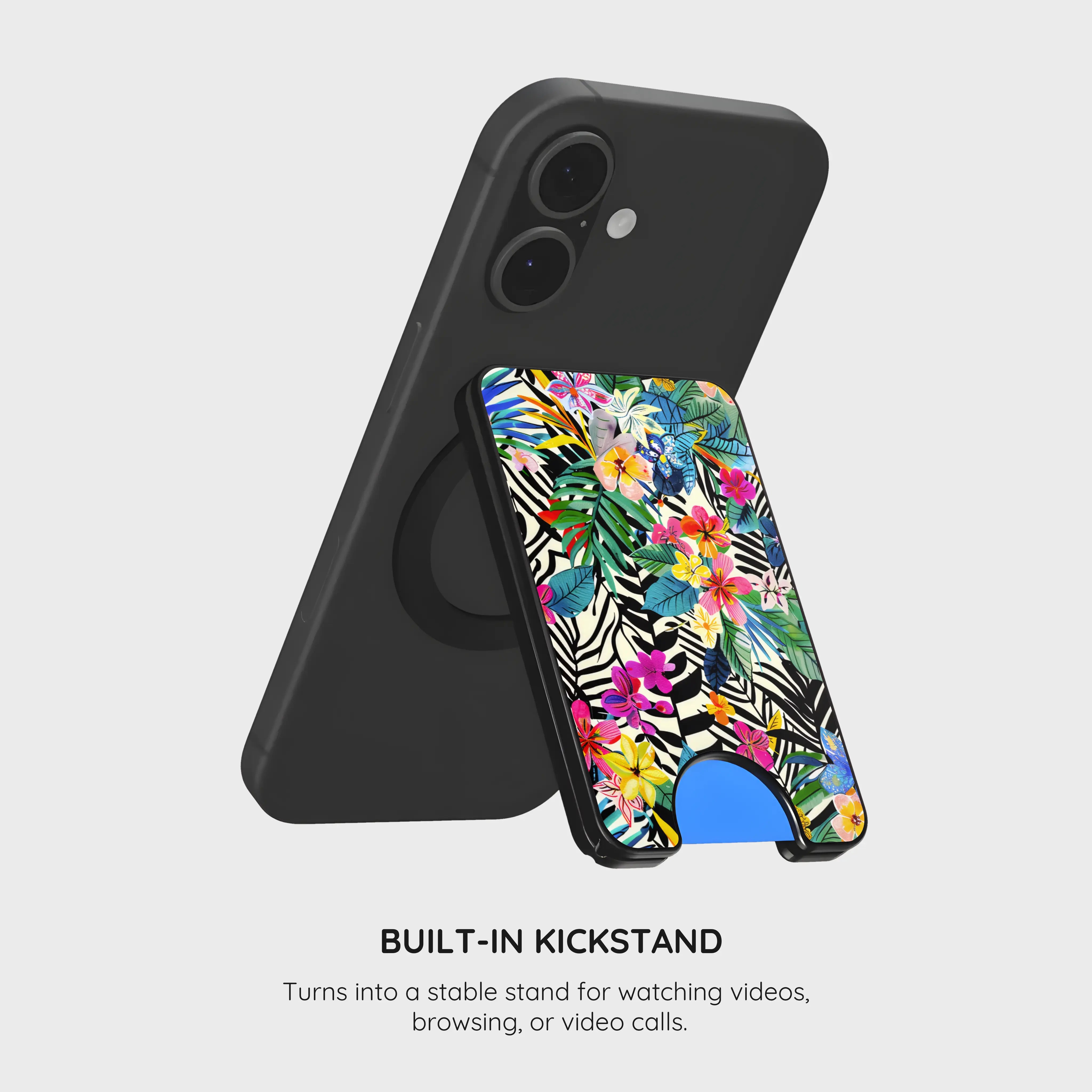 Jungle Bloom - Magnetic Wallet & Stand