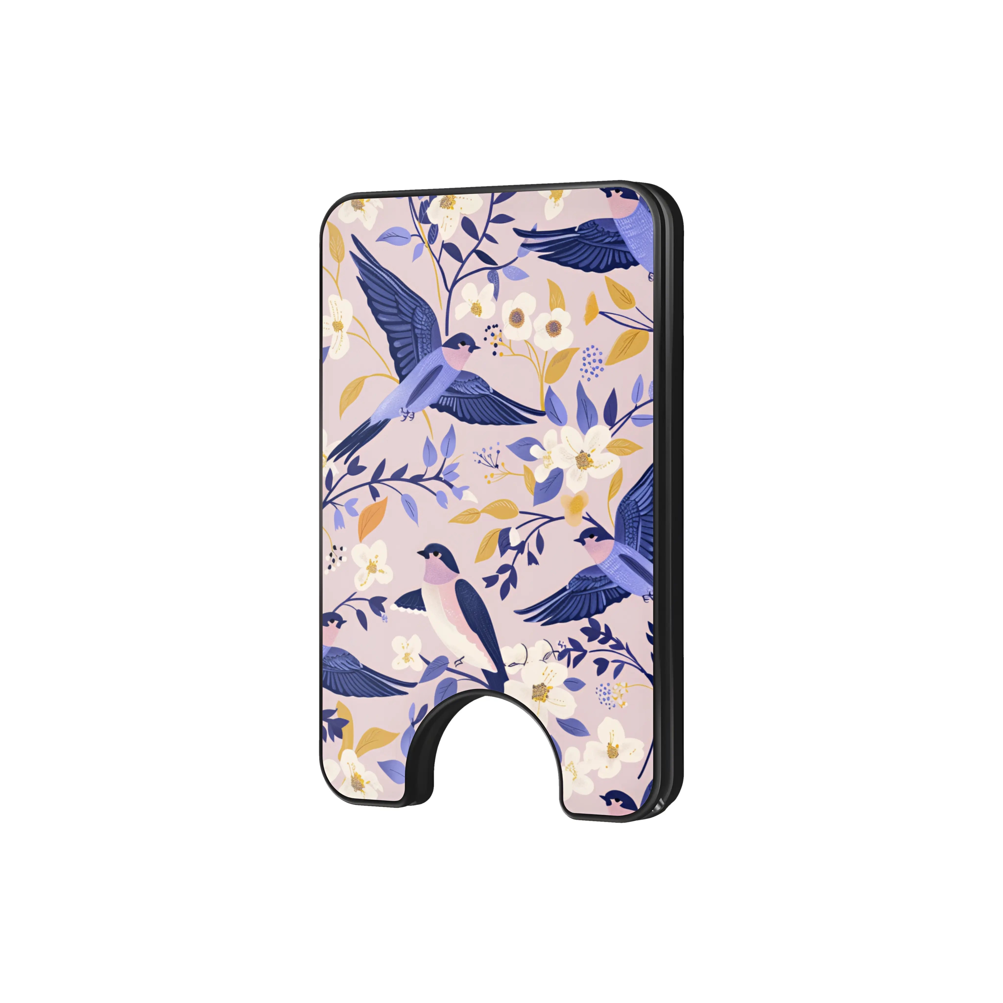 Indigo Serenade - Magnetic Wallet & Stand