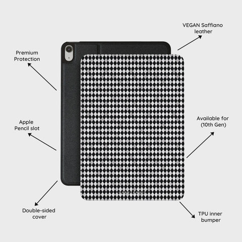 Noir Diamonds - iPad 10.9 (10th Gen) Case