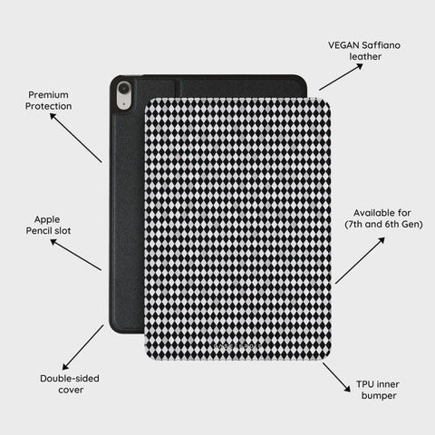Noir Diamonds - iPad Air 11 (7th/6th Gen) Case
