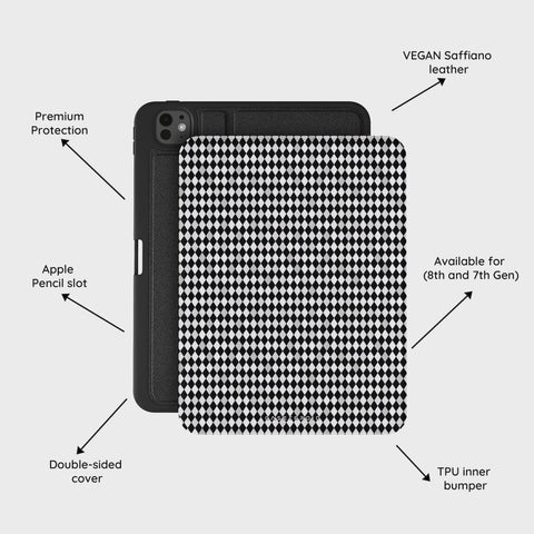 Noir Diamonds - iPad Pro 11 (8th/7th Gen) Case