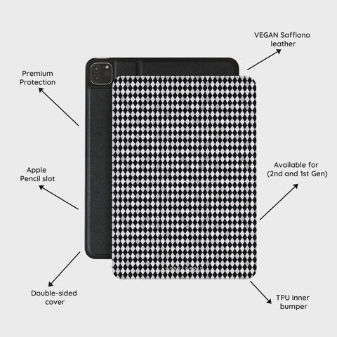 Noir Diamonds - iPad Pro 11 (2nd/1st Gen) Case