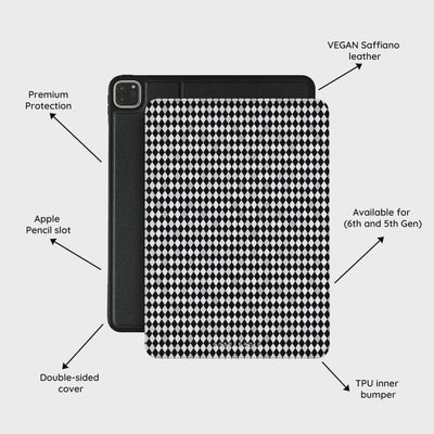 Noir Diamonds - iPad Pro 12.9 (6th/5th Gen) Case