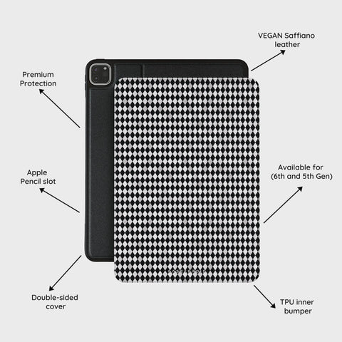 Noir Diamonds - iPad Pro 12.9 (6th/5th Gen) Case