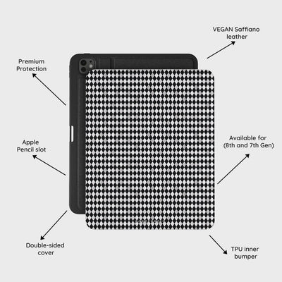Noir Diamonds - iPad Pro 13 (8th/7th Gen) Case