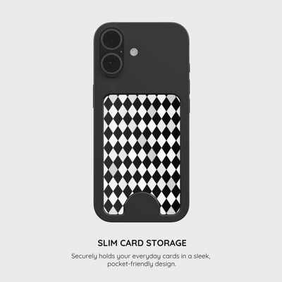 Noir Diamonds - Magnetic Wallet & Stand
