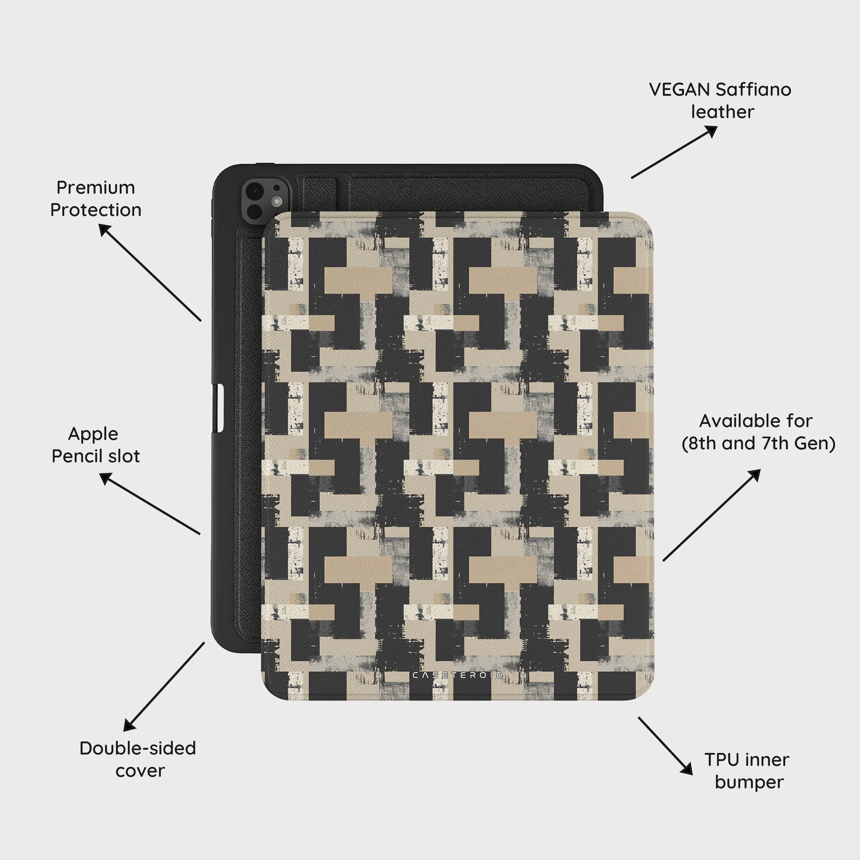 Brutal Geometry - iPad Pro 13 (8th/7th Gen) Case