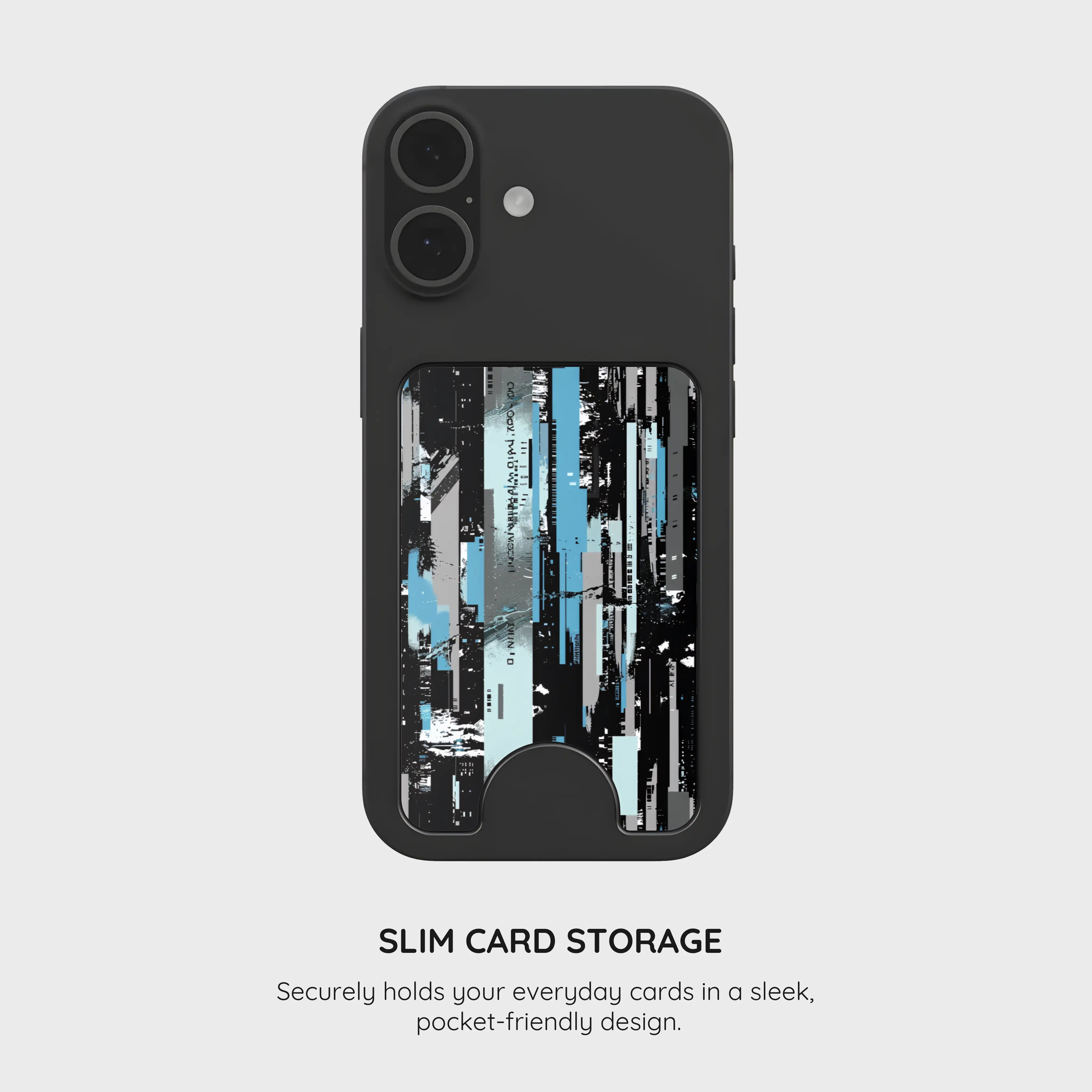 Glitch Matrix - Magnetic Wallet & Stand