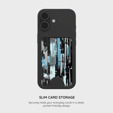 Glitch Matrix - Magnetic Wallet & Stand