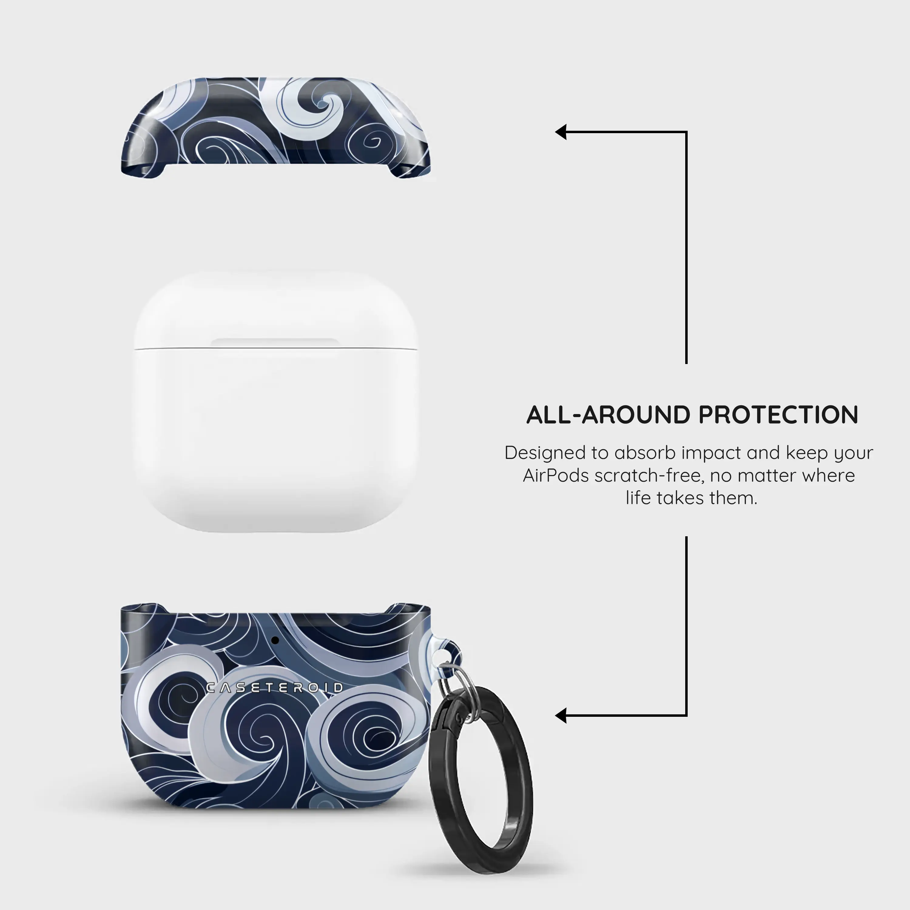 Deep Spiral - AirPods 4 Case