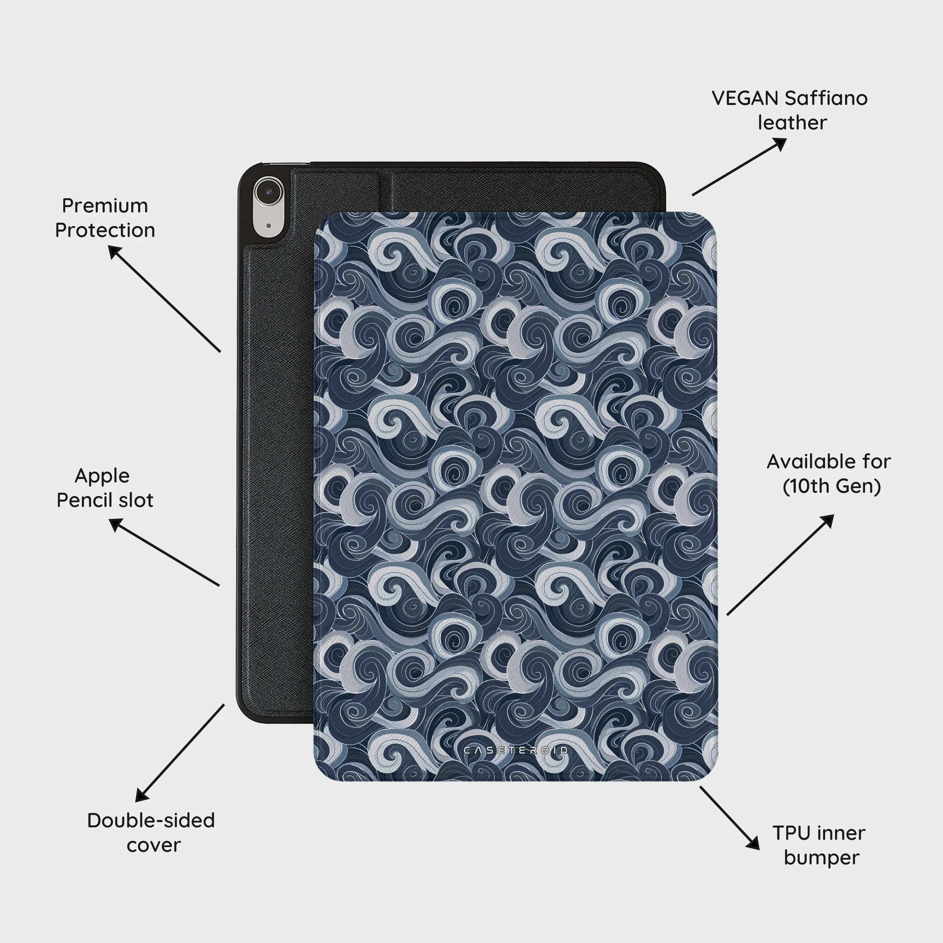 Deep Spiral - iPad 10.9 (10th Gen) Case