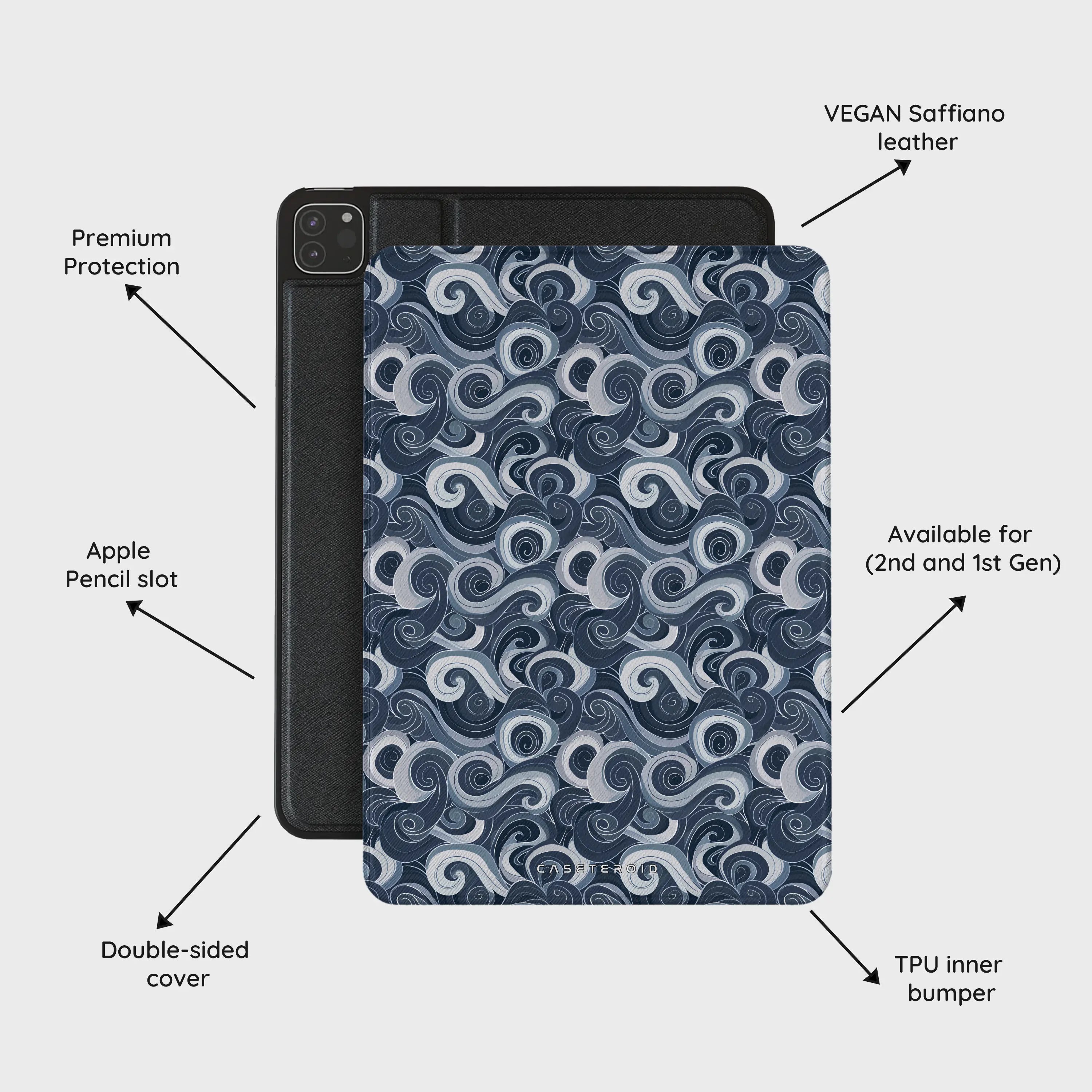 Deep Spiral - iPad Pro 11 (2nd/1st Gen) Case