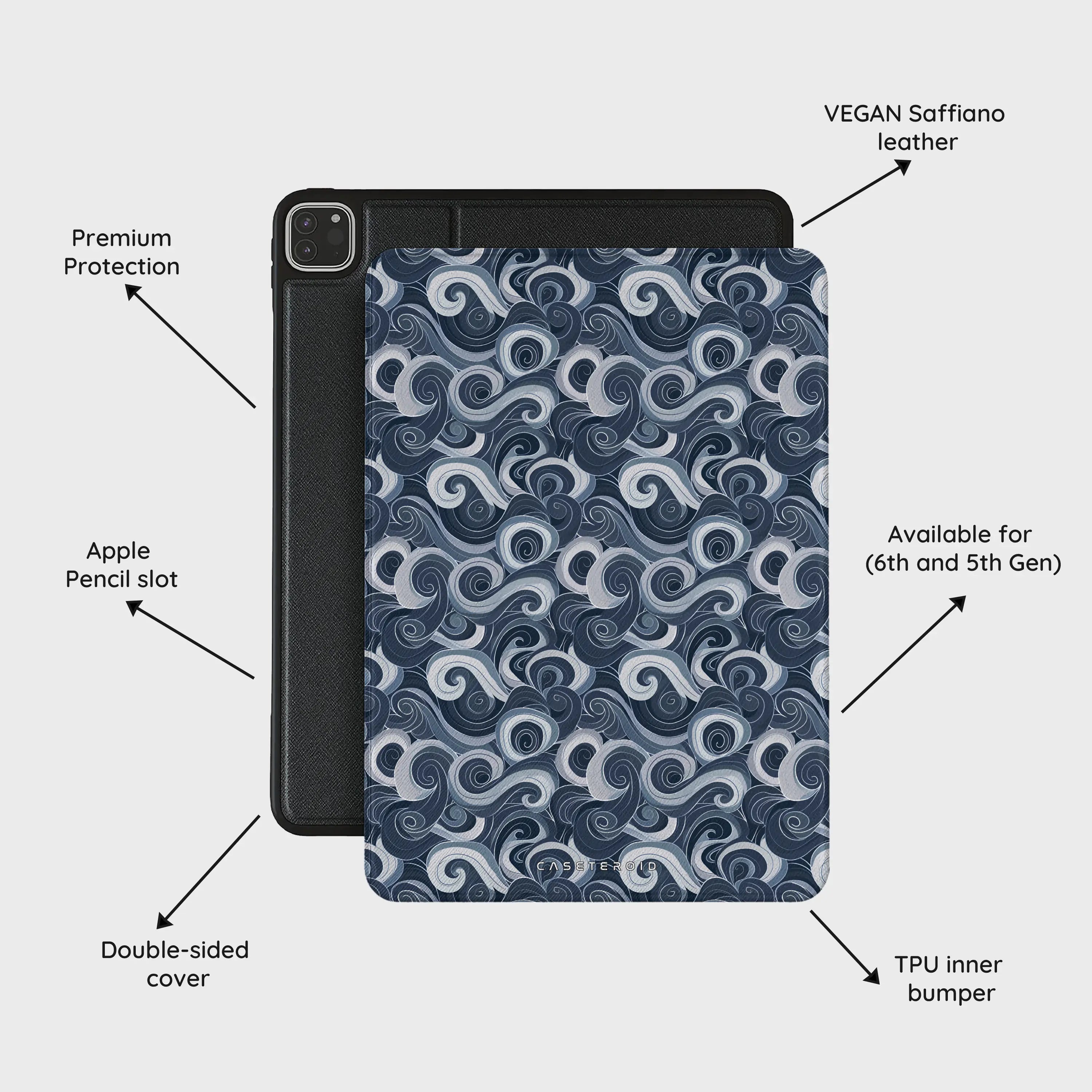 Deep Spiral - iPad Pro 12.9 (6th/5th Gen) Case