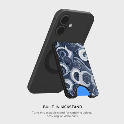 Deep Spiral - Magnetic Wallet & Stand