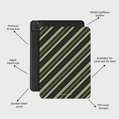 Olive Command - iPad Pro 11 (2nd/1st Gen) Case
