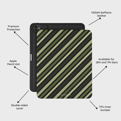 Olive Command - iPad Pro 13 (8th/7th Gen) Case