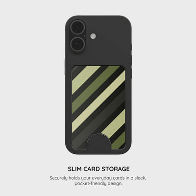 Olive Command - Magnetic Wallet & Stand